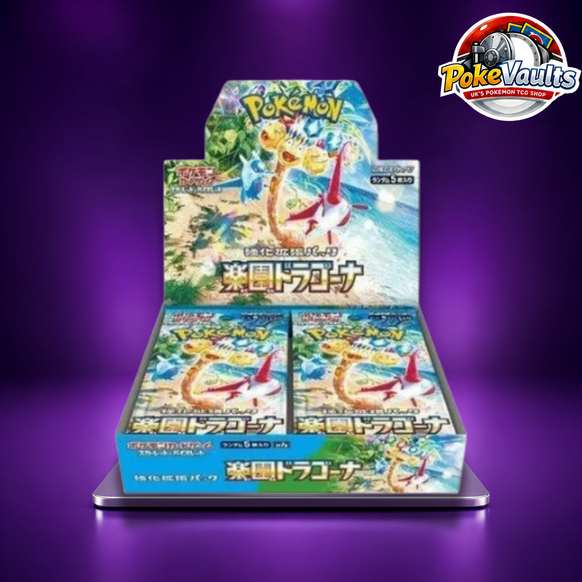 Pokemon Scarlet & Violet Paradise Dragona Japanese Booster Box 30 Packs