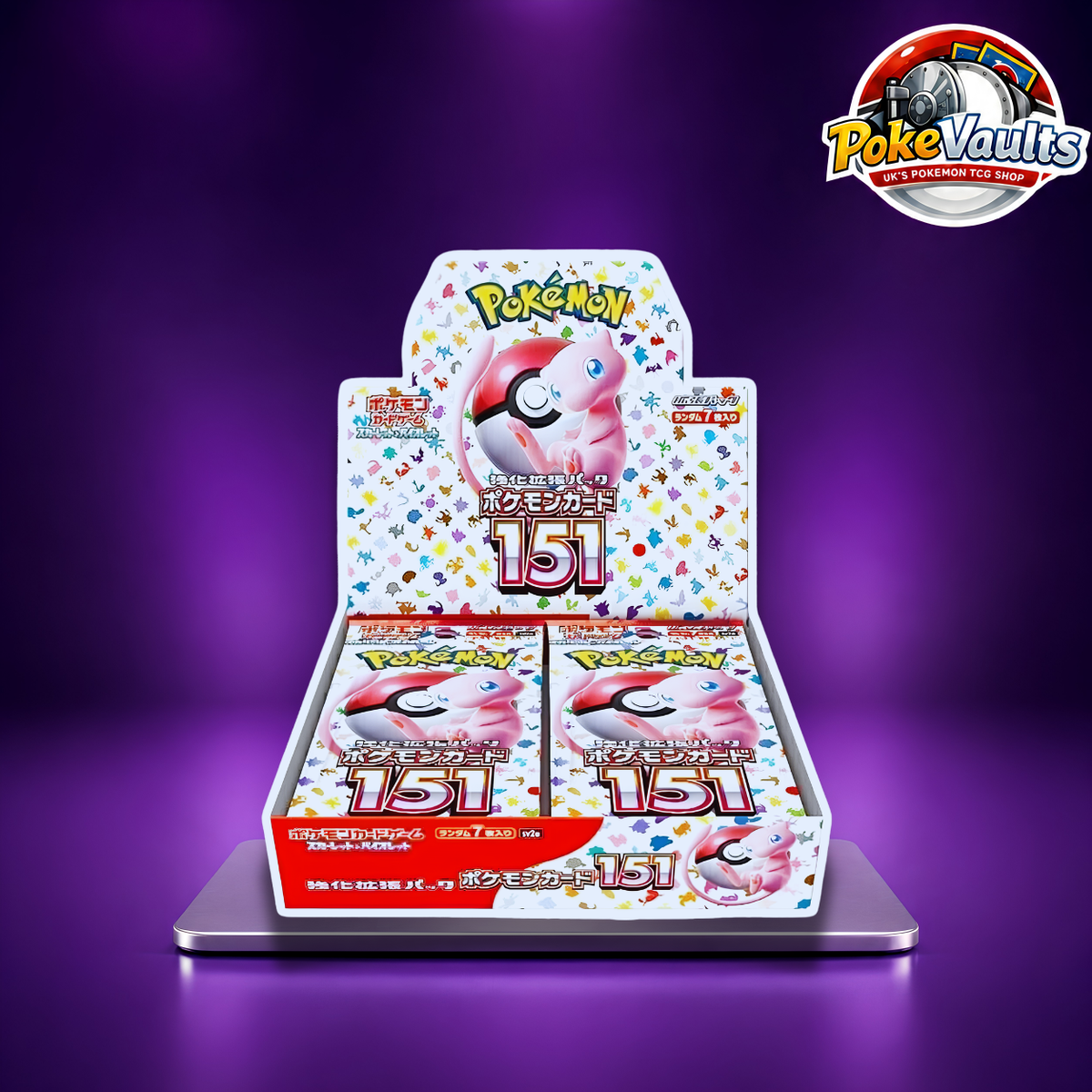 Pokemon 151 Japanese Booster Box (SV2a) Factory Sealed
