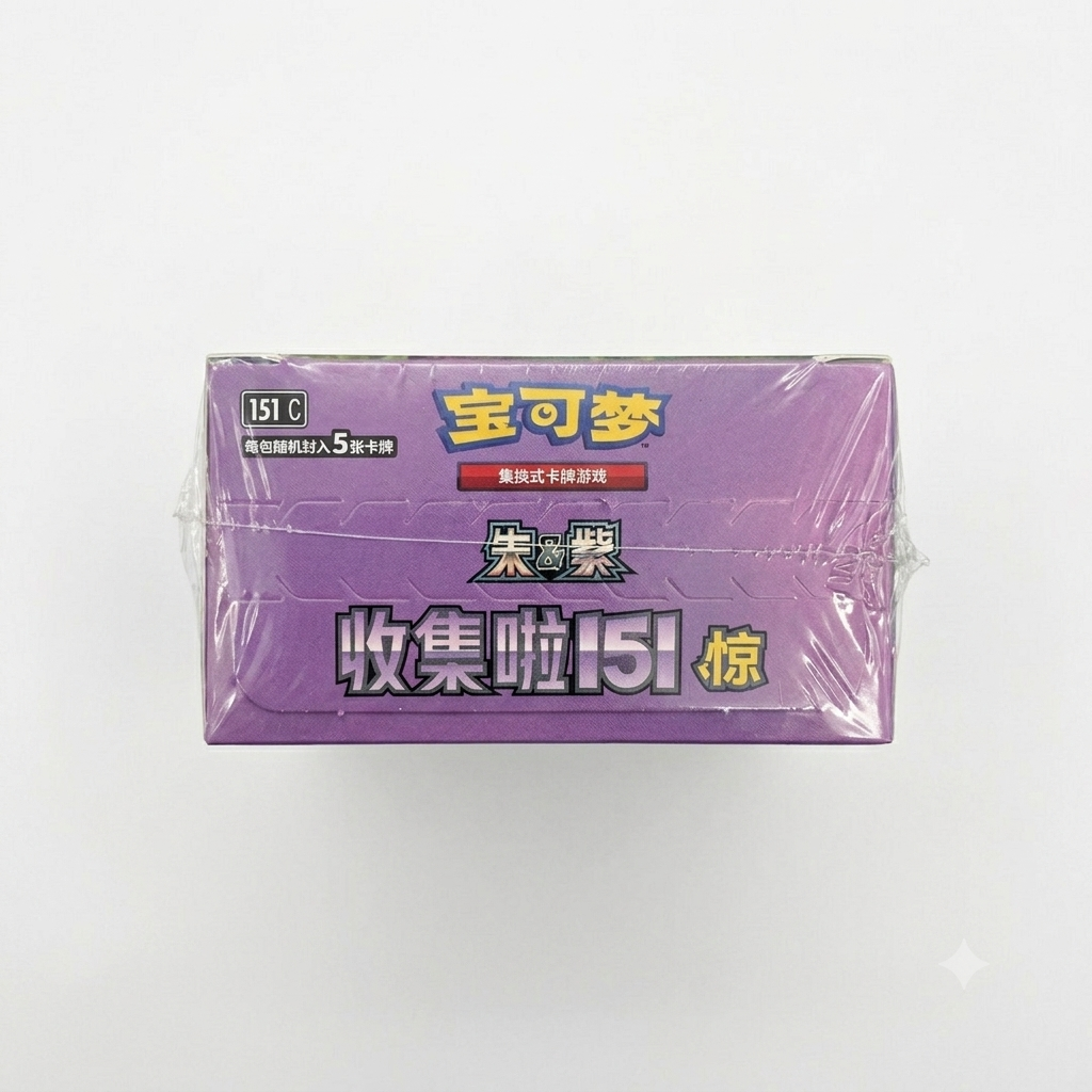 Pokemon TCG Scarlet & Violet 151C Collection 151 Gengar Surprise Slim Booster Box (Chinese) - 15 Packs