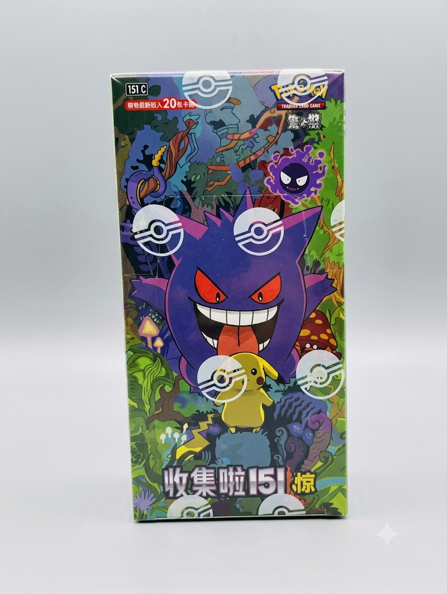 Pokemon TCG Scarlet & Violet 151C Collection 151 Gengar Surprise Jumbo Booster Box (Chinese)